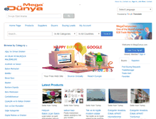 Tablet Screenshot of megadunya.com
